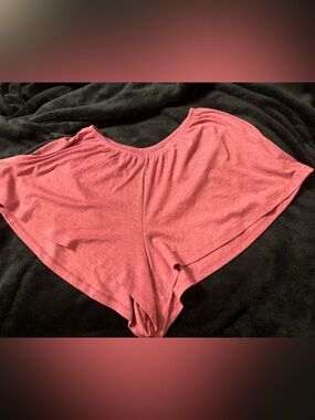 Torrid Soft Ribbed Coral Pink Sleep Shorts